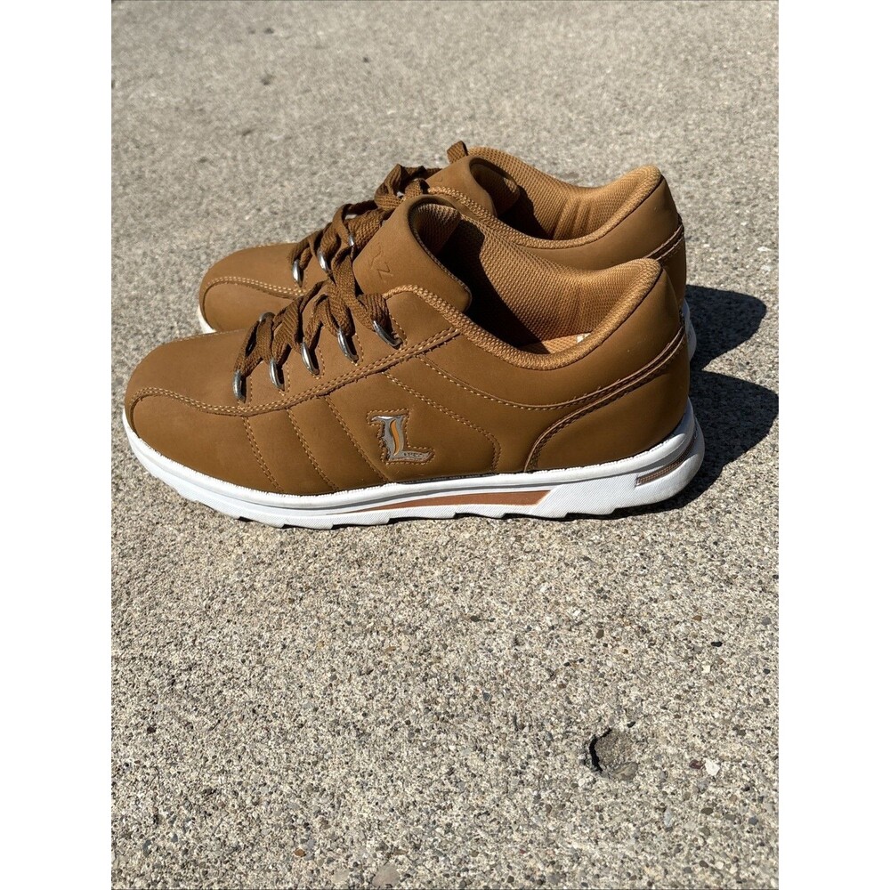 Lugz MTEMPO Sneakers Shoes Men’s Size 8.5 Golden Wheat Tan Low Top Y2K 90s